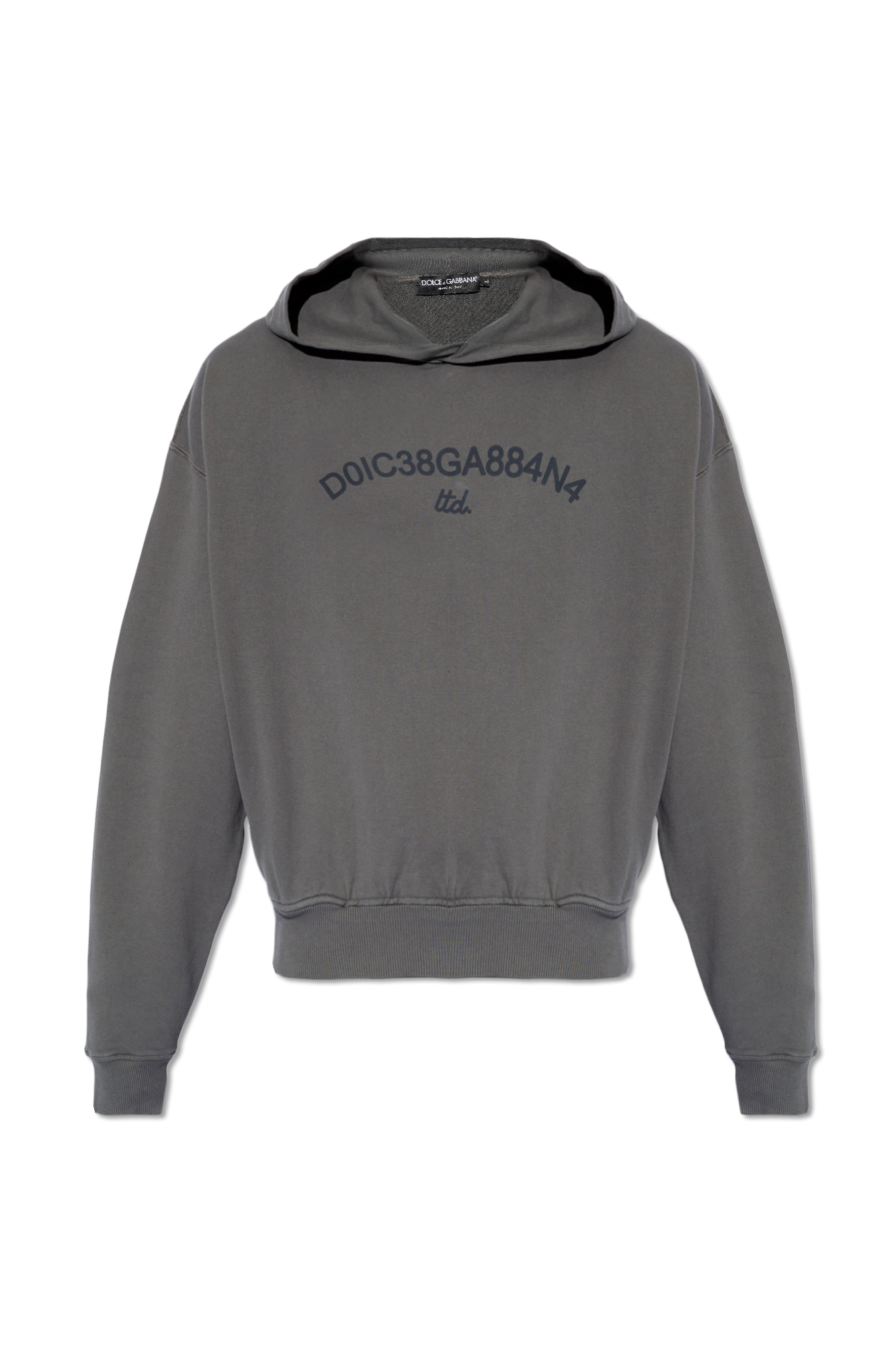 Dolce gabbana discount grey hoodie